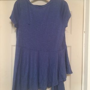 Woman top , used blue,